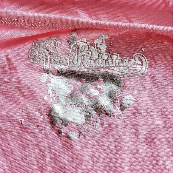 Kira Plastinina Y2K Pink Round Monster Tee Shirt Size XS - Picture 4 of 4